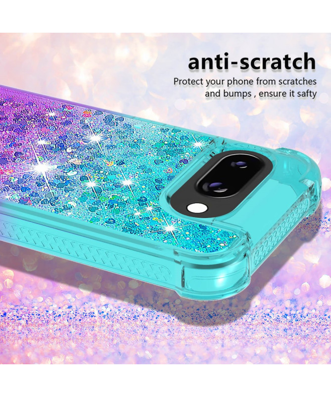 Coque Google Pixel 9a | Liquid Gradient et Paillettes