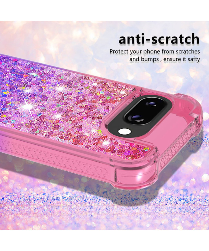 Coque Google Pixel 9a | Liquid Gradient et Paillettes