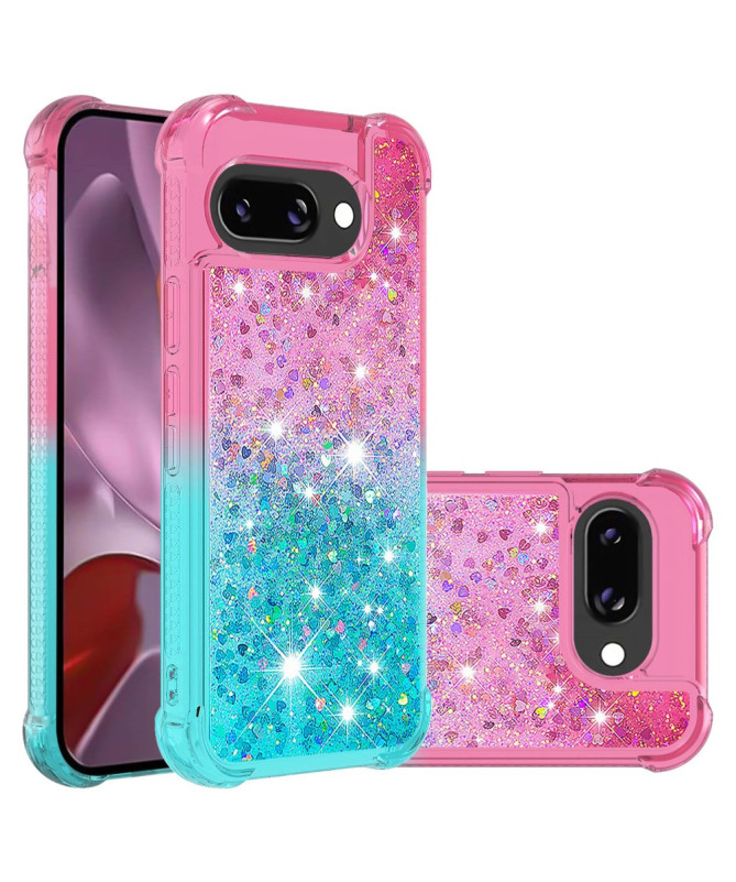 Coque Google Pixel 9a | Liquid Gradient et Paillettes
