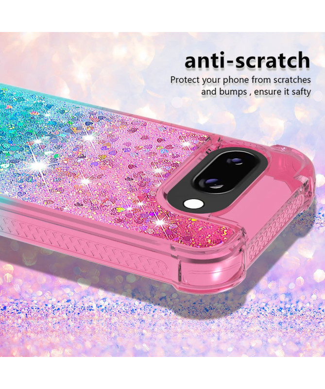 Coque Google Pixel 9a | Liquid Gradient et Paillettes