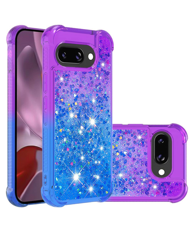 Coque Google Pixel 9a | Liquid Gradient et Paillettes