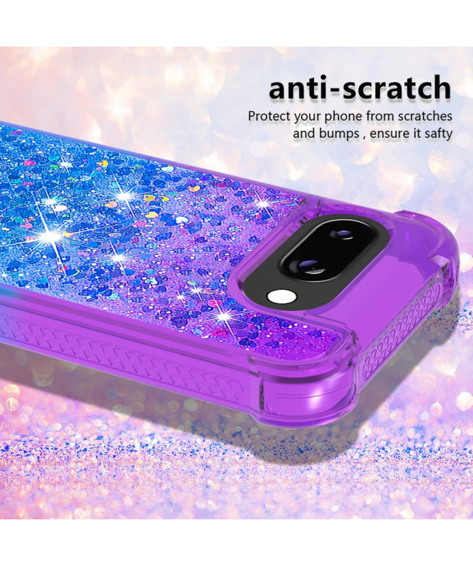Coque Google Pixel 9a | Liquid Gradient et Paillettes