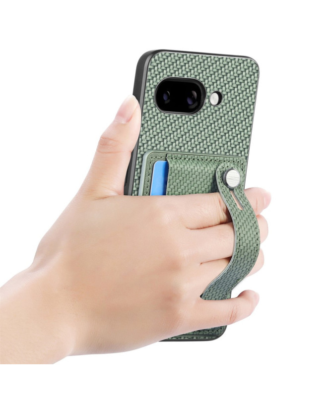 Coque Google Pixel 9a avec Porte-Carte et Anse Support Main