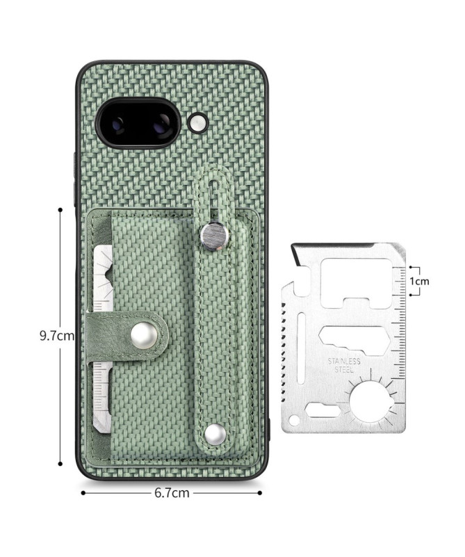 Coque Google Pixel 9a avec Porte-Carte et Anse Support Main