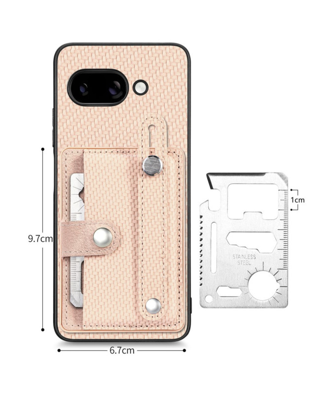 Coque Google Pixel 9a avec Porte-Carte et Anse Support Main