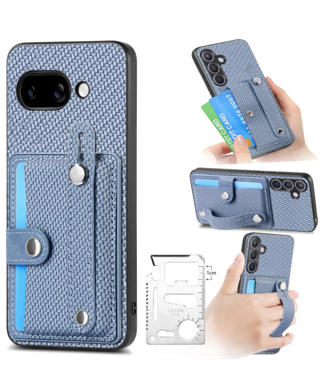 Coque Google Pixel 9a avec Porte-Carte et Anse Support Main