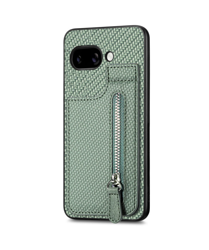 Coque Google Pixel 9a avec Porte-Carte Zippée et Support Intégré