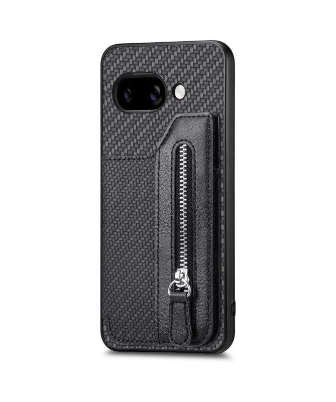 Coque Google Pixel 9a Portefeuille Zippé et Support