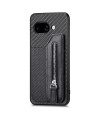 Coque Google Pixel 9a Portefeuille Zippé et Support