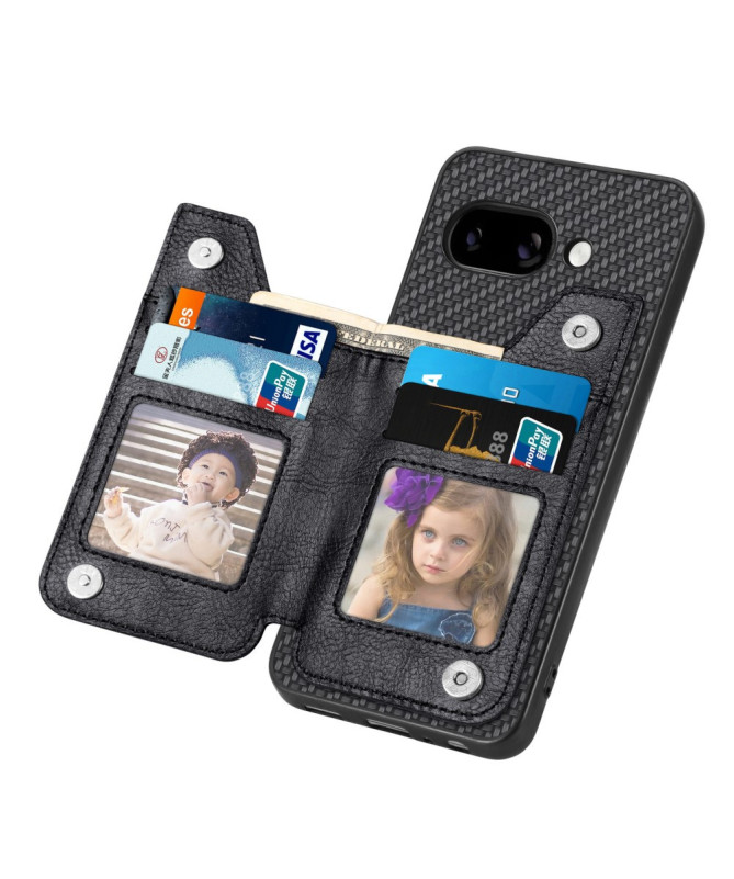 Coque Google Pixel 9a Portefeuille Zippé et Support