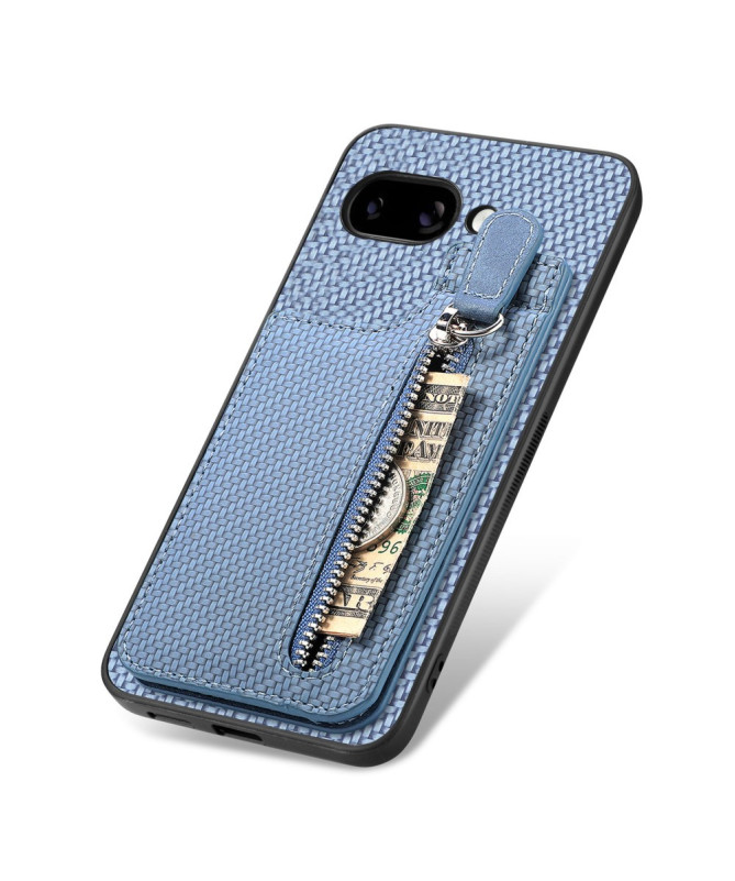 Coque Google Pixel 9a avec Porte-Carte Zippée et Support Intégré