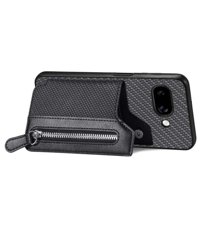 Coque Google Pixel 9a Portefeuille Zippé et Support