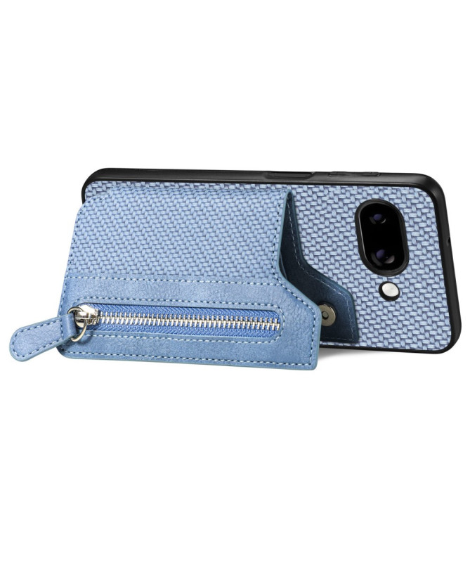 Coque Google Pixel 9a Portefeuille Zippé et Support