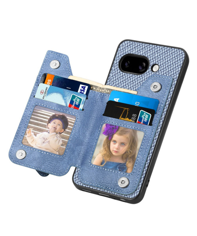 Coque Google Pixel 9a Portefeuille Zippé et Support