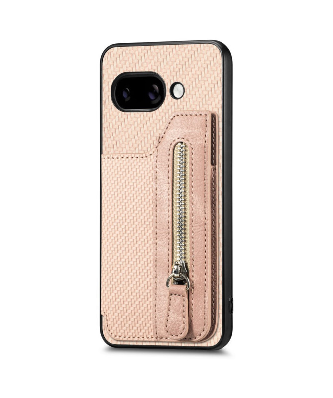 Coque Google Pixel 9a Portefeuille Zippé et Support