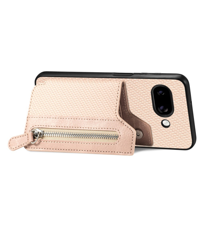 Coque Google Pixel 9a Portefeuille Zippé et Support