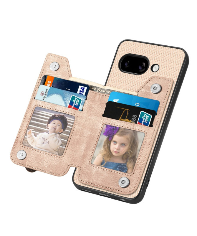 Coque Google Pixel 9a Portefeuille Zippé et Support