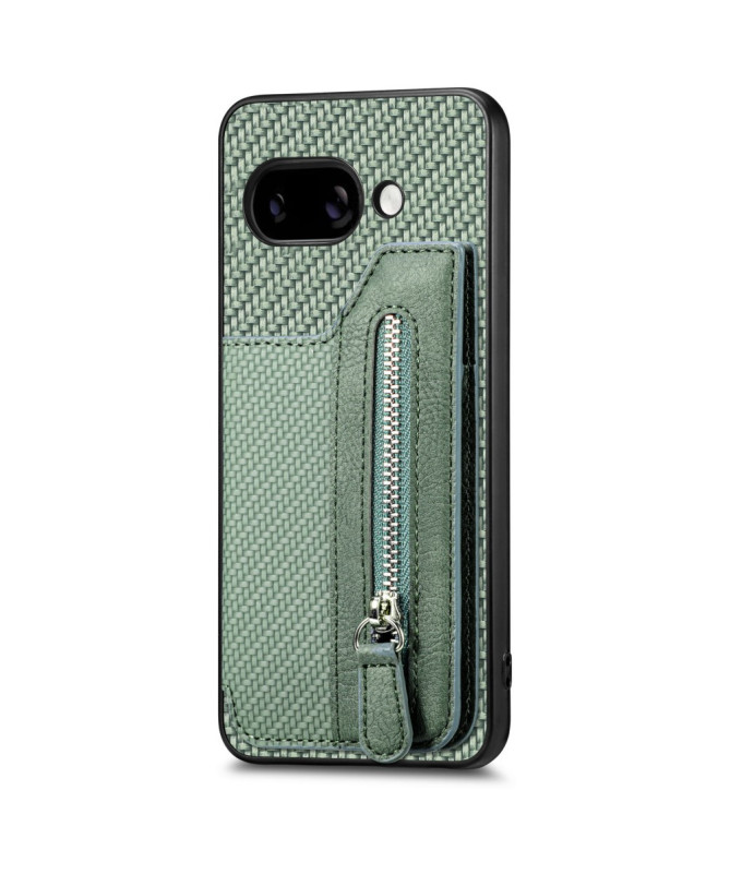 Coque Google Pixel 9a Portefeuille Zippé et Support