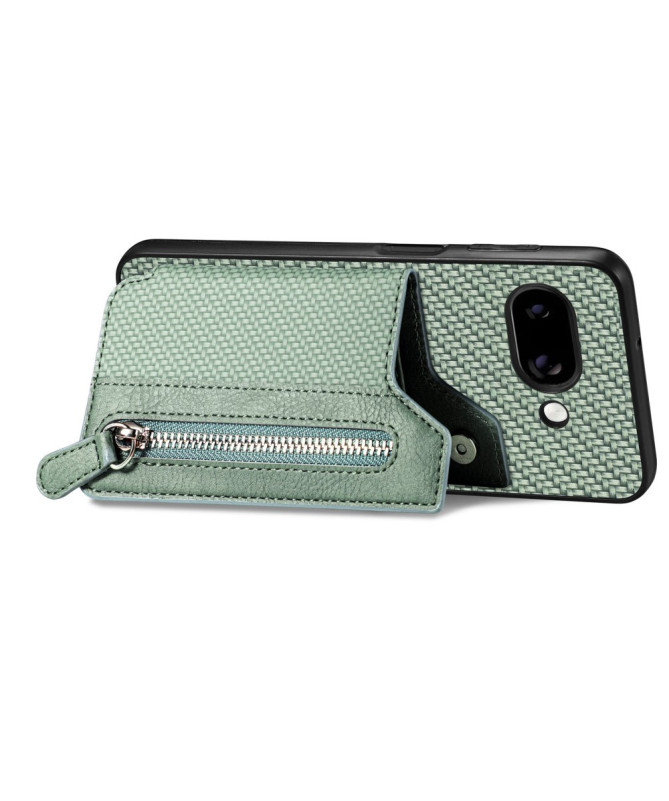 Coque Google Pixel 9a Portefeuille Zippé et Support