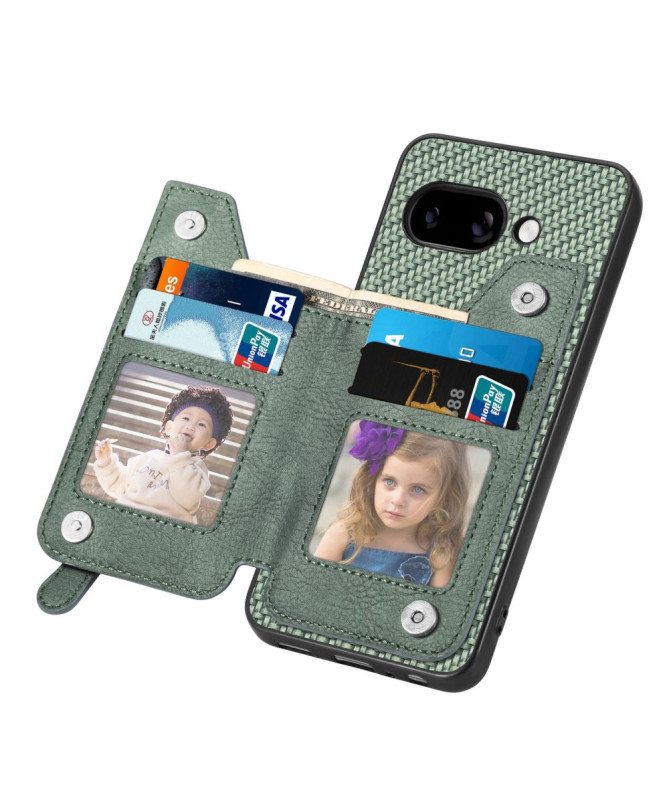 Coque Google Pixel 9a Portefeuille Zippé et Support