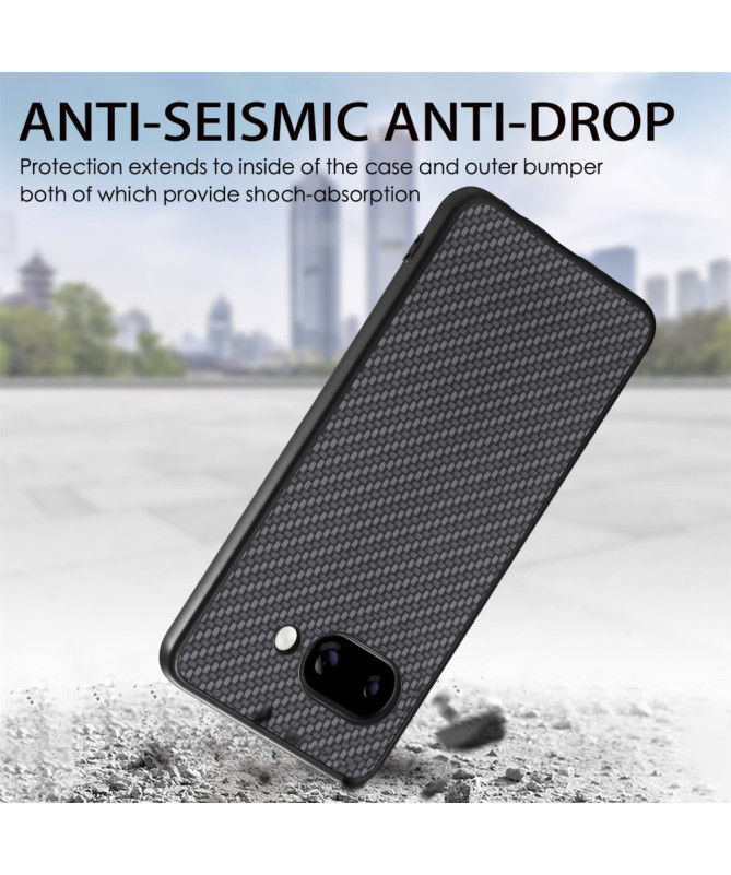 Coque Google Pixel 9a Style Fibre de Carbone | VIKSLA