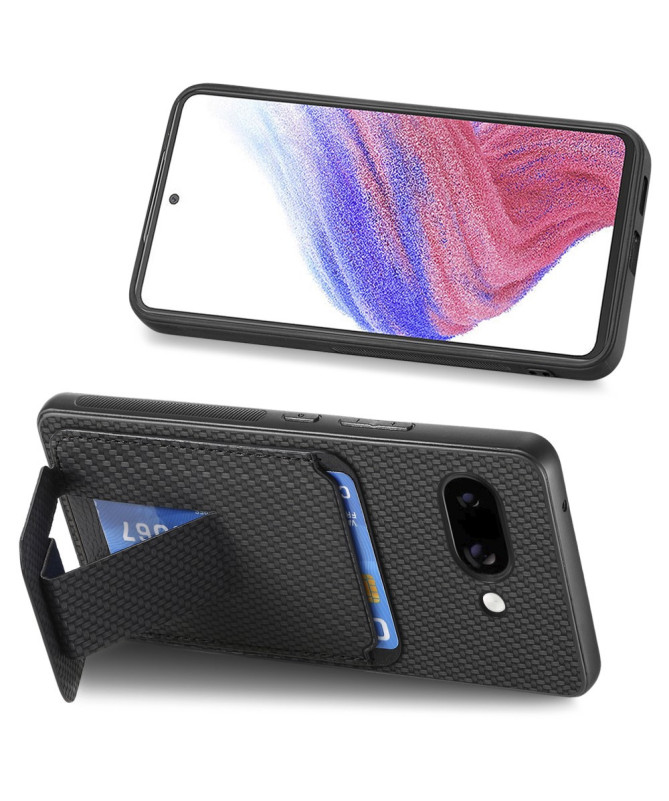 Coque Google Pixel 9a avec Texture Fibre de Carbone | Fibra