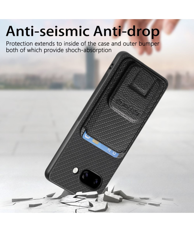 Coque Google Pixel 9a avec Texture Fibre de Carbone | Fibra