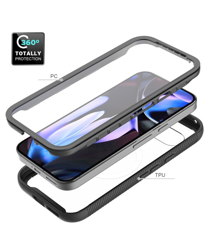Coque Google Pixel 9a Blind Shield aimantée avec film écran intégré