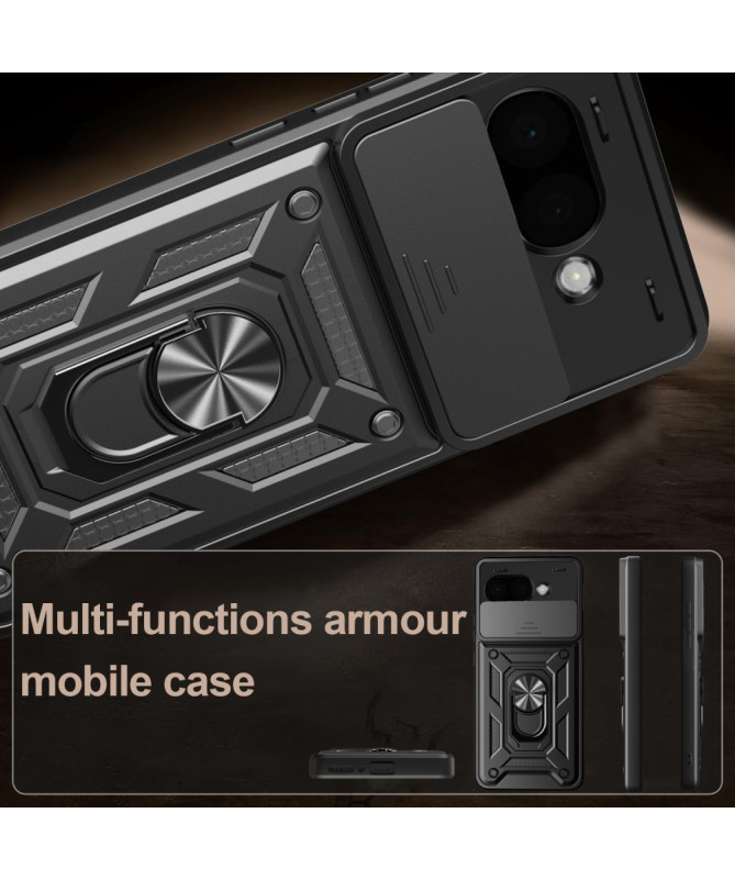 Coque Google Pixel 9a Hybride Fonction Support et Cache Objectif