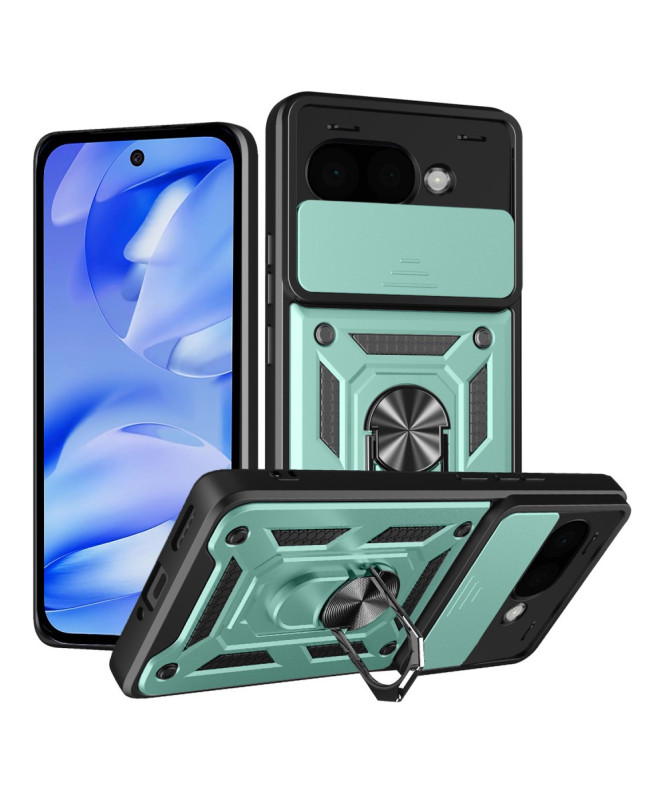 Coque Google Pixel 9a Hybride Fonction Support et Cache Objectif