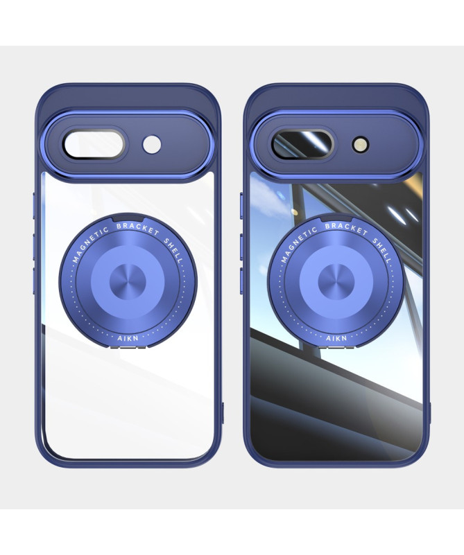 Coque Google Pixel 9a Anneau 360 dégrés Transparent Renforcée