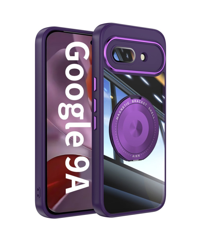 Coque Google Pixel 9a Anneau 360 dégrés Transparent Renforcée