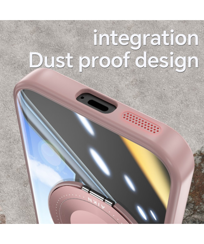 Coque Google Pixel 9a Anneau 360 dégrés Transparent Renforcée