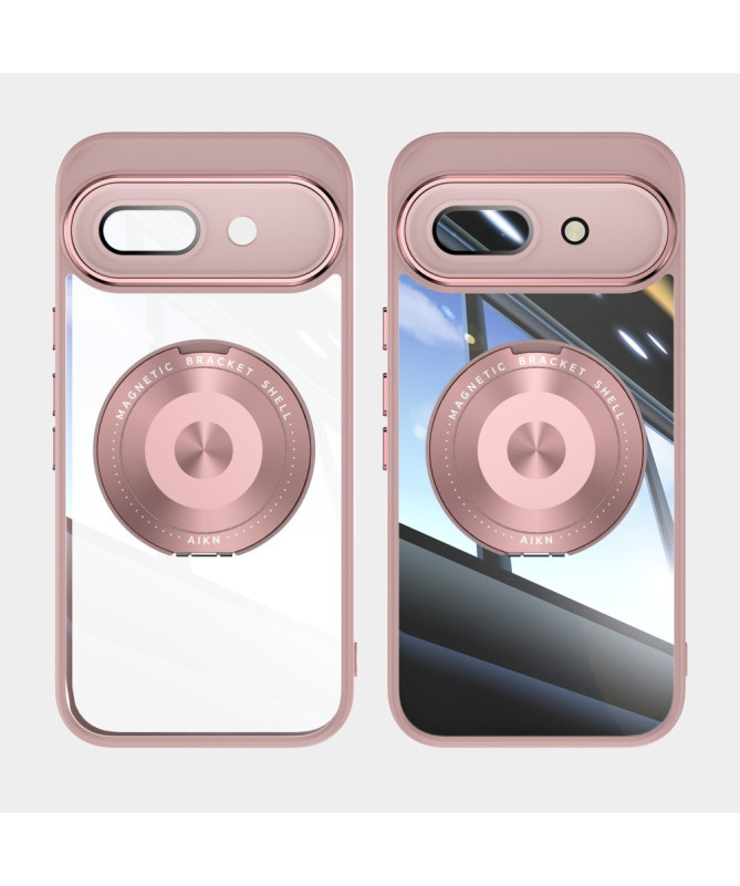 Coque Google Pixel 9a Anneau 360 dégrés Transparent Renforcée