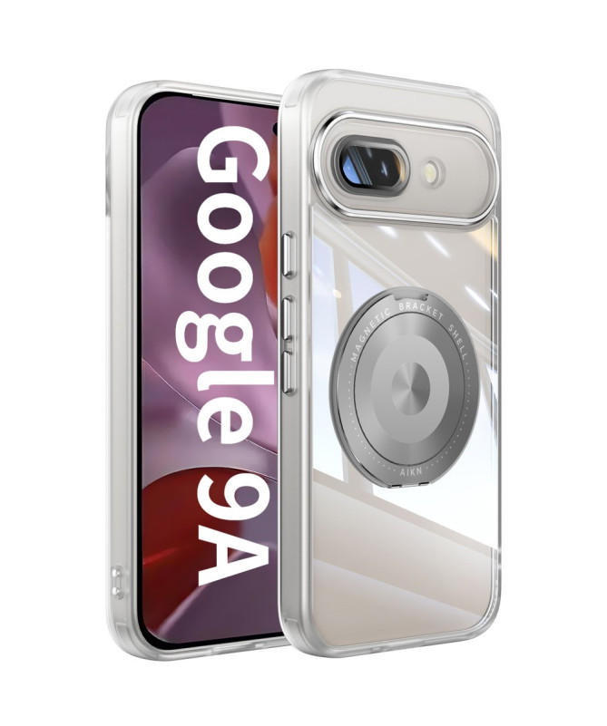 Coque Google Pixel 9a Anneau 360 dégrés Transparent Renforcée