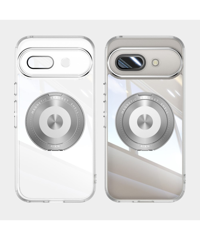 Coque Google Pixel 9a Anneau 360 dégrés Transparent Renforcée