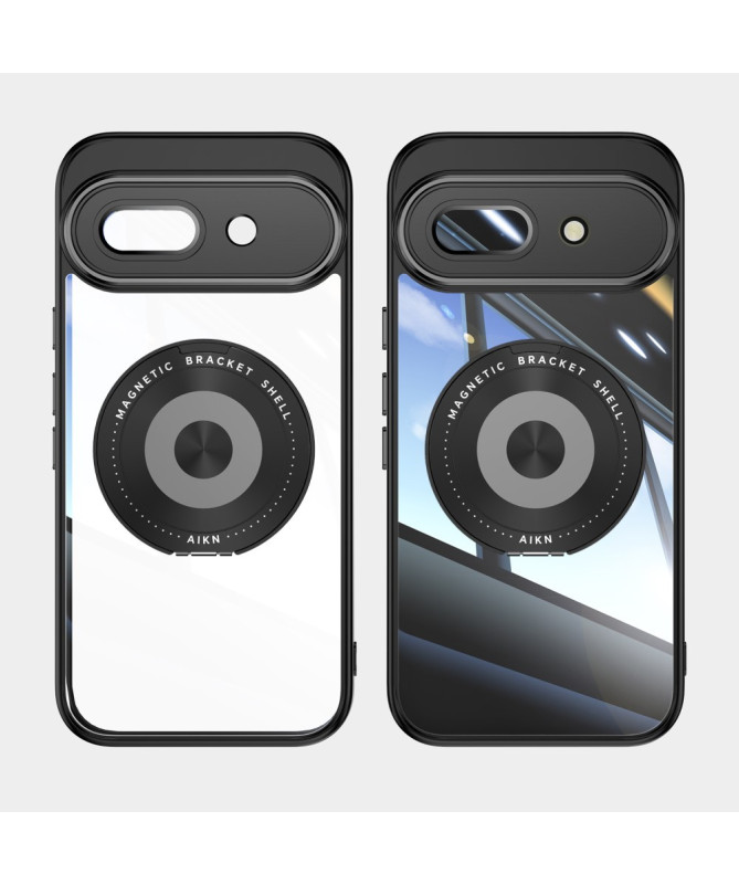 Coque Google Pixel 9a Anneau 360 dégrés Transparent Renforcée
