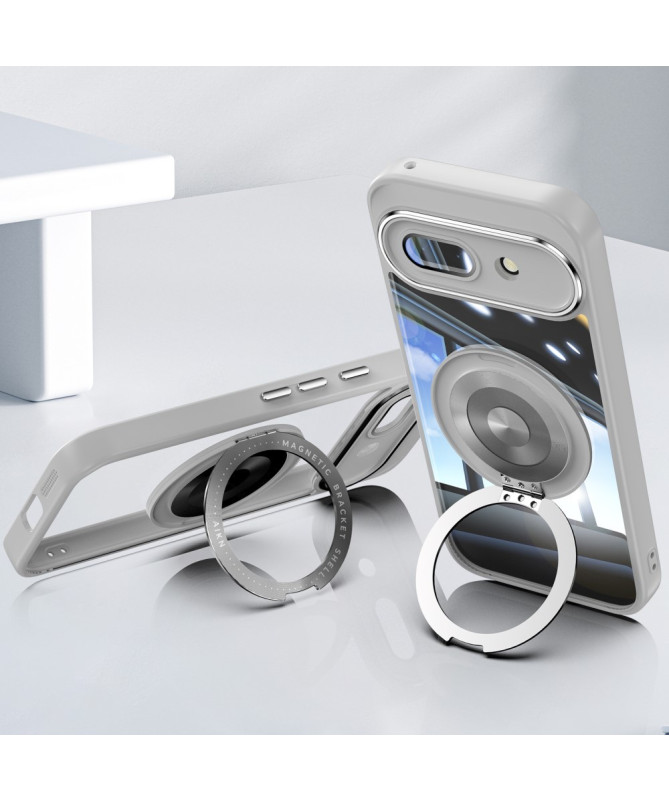 Coque Google Pixel 9a Anneau 360 dégrés Transparent Renforcée