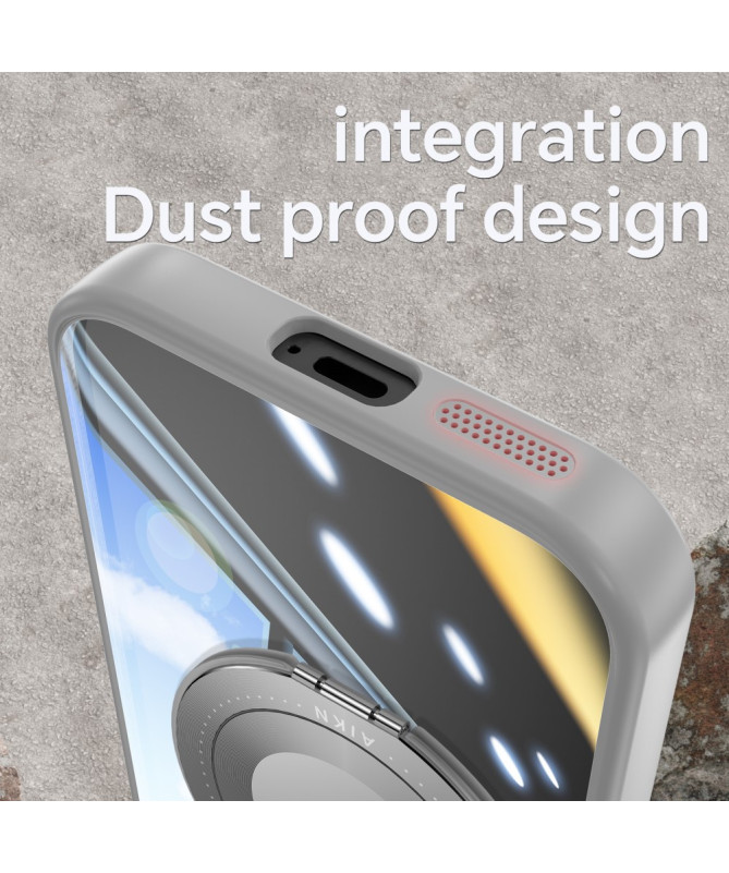 Coque Google Pixel 9a Anneau 360 dégrés Transparent Renforcée