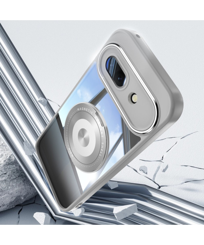 Coque Google Pixel 9a Anneau 360 dégrés Transparent Renforcée