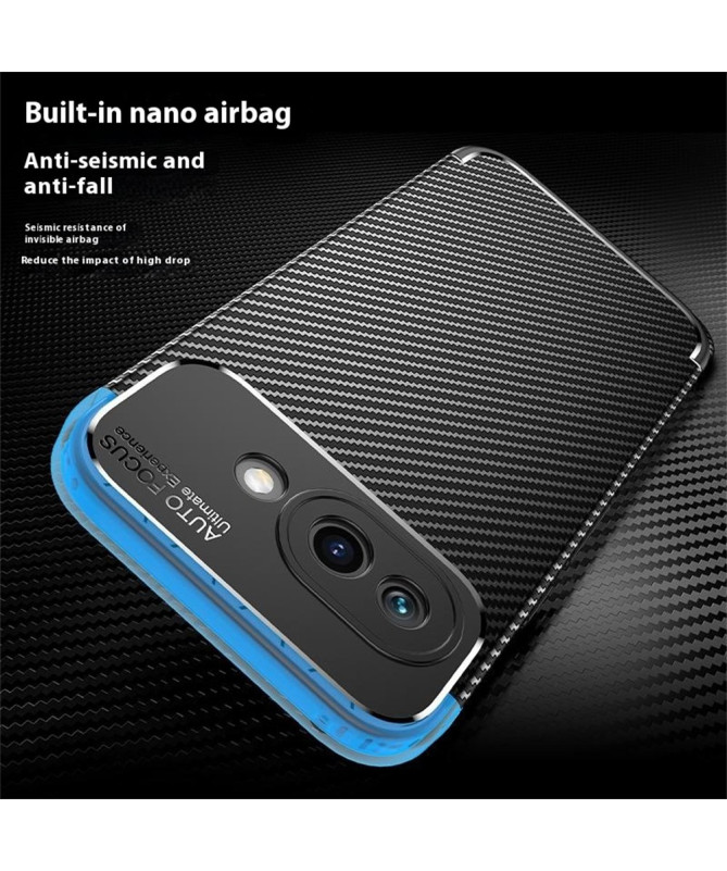 Coque Google Pixel 9a finition fibre de carbone