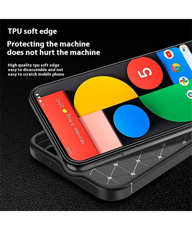 Coque Google Pixel 9a finition fibre de carbone