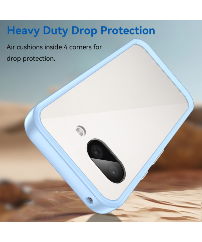 Coque Google Pixel 9a Transparente Contour Couleuré