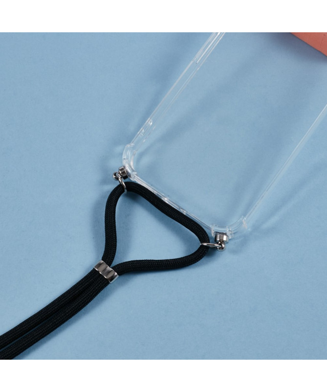Coque Google Pixel 9a transparente avec cordon | Cléos
