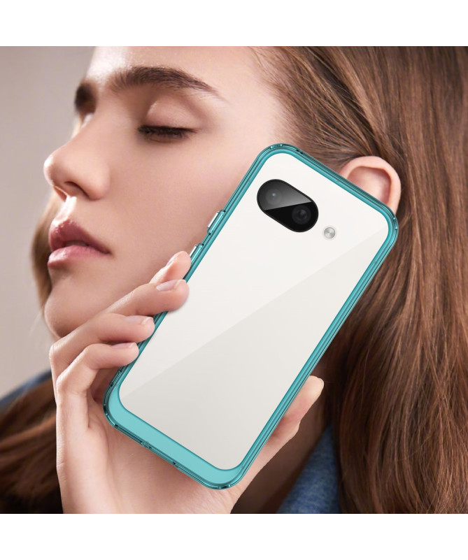 Coque Google Pixel 9a Transparente Contour Couleuré