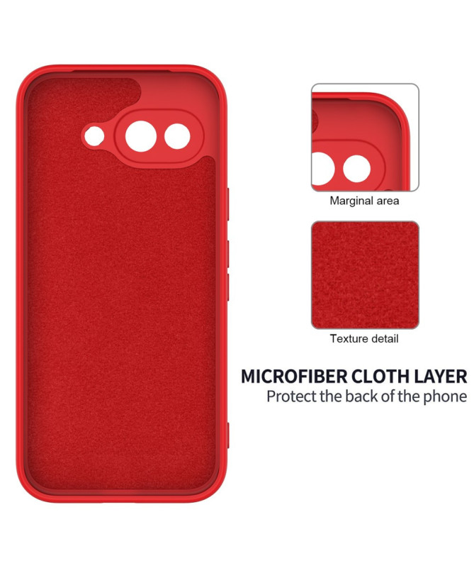 Coque Google Pixel 9a Puro silicone liquide