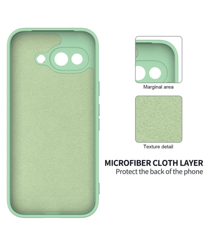 Coque Google Pixel 9a Puro silicone liquide