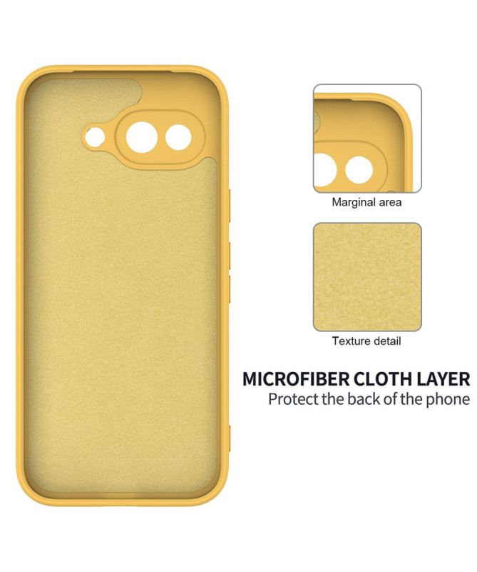 Coque Google Pixel 9a Puro silicone liquide