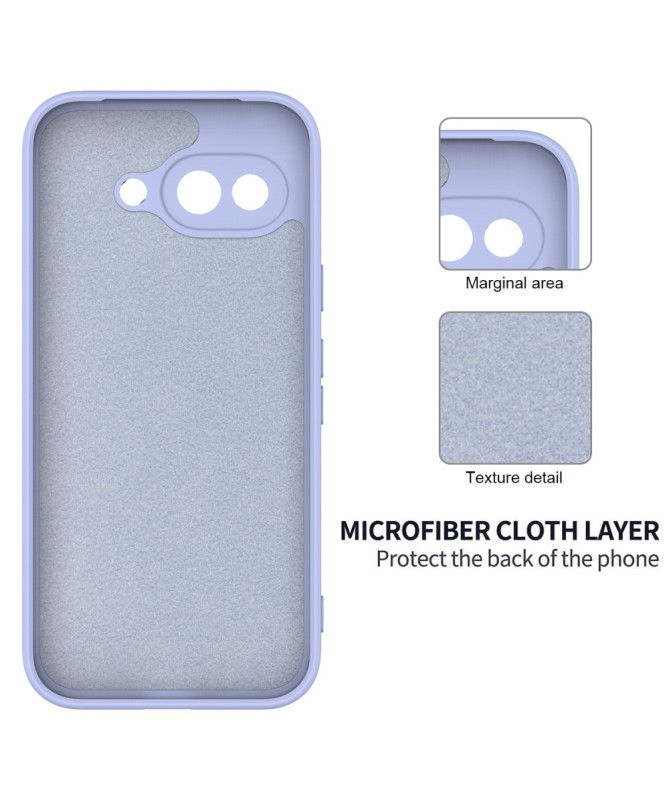 Coque Google Pixel 9a Puro silicone liquide