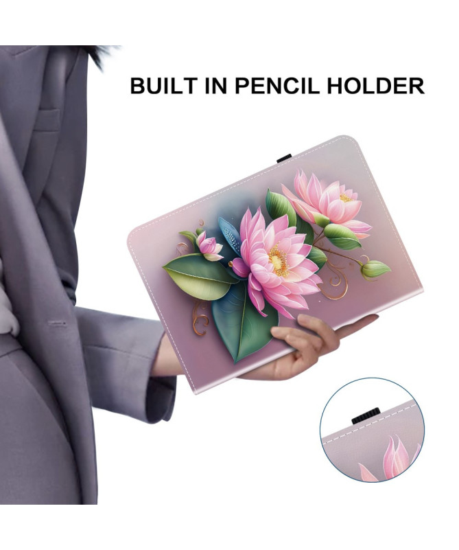 Housse iPad 10.9 (2022) / iPad (2025) Lotus Rose
